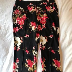 LOFT - Floral Pants - Like New